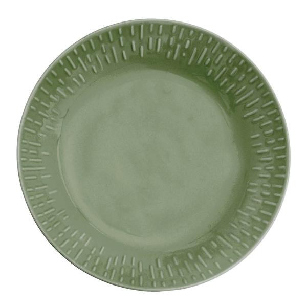 Confetti pastatallerken 23 cm olive