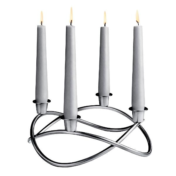 Season advent lysestake 26 cm matt stål