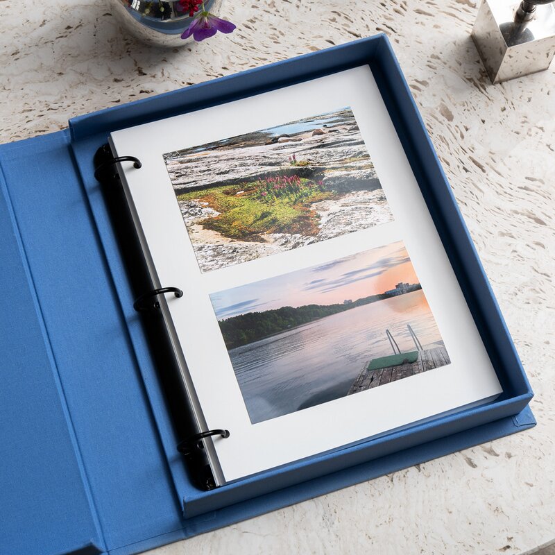 Fotoalbum Moments that matters the most blå
