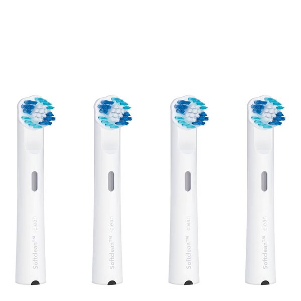 Clean Smile børstehode TBR-4C 4 stk hvit