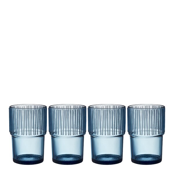 Kusintha kaffeglass 38 cl 4 stk blå