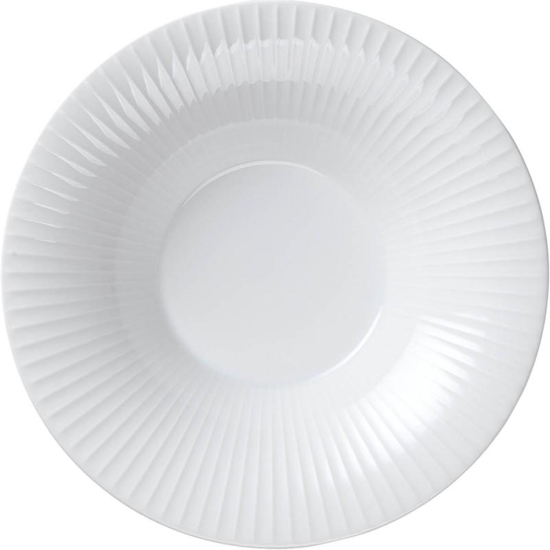 Hammershøi dyp tallerken 26 cm hvit