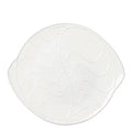 Pesce tallerken fisk 30,6x34,6 cm hvit