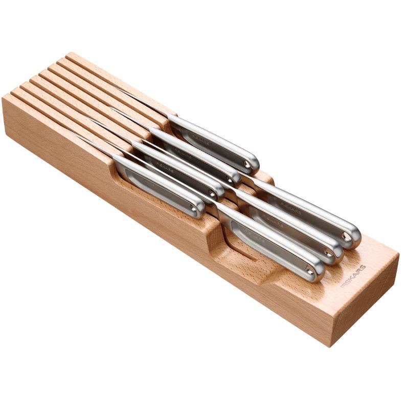 Knivblokk liggende 42x10x5,5 cm tre