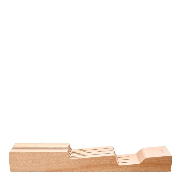 Knivblokk liggende 42x10x5,5 cm tre