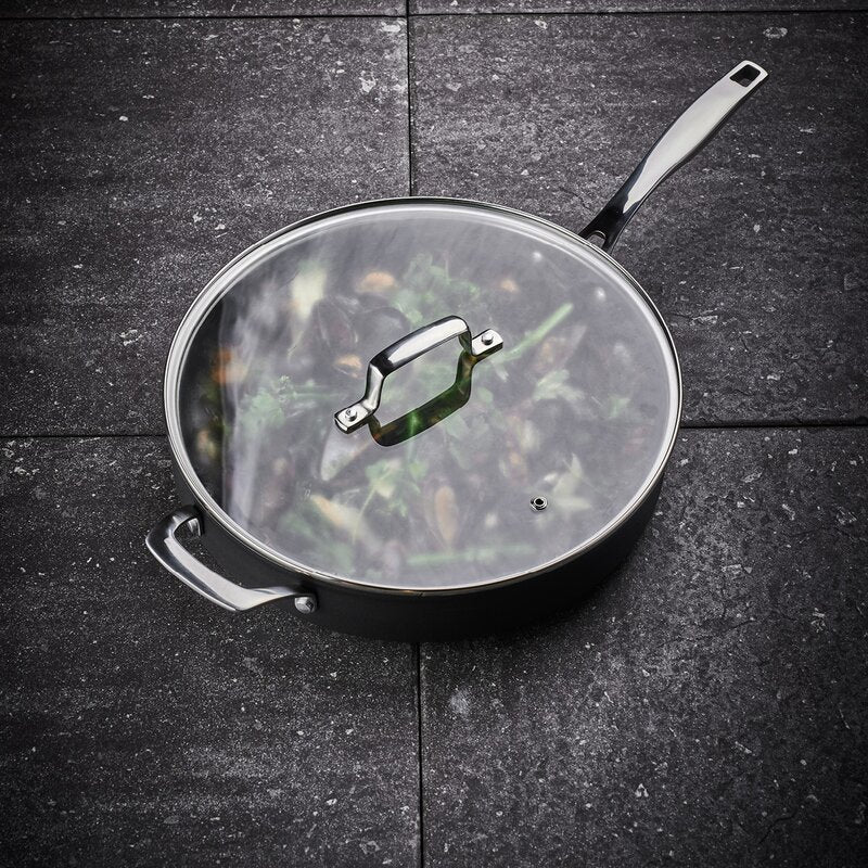 Black Line traktørpanne 30 cm svart