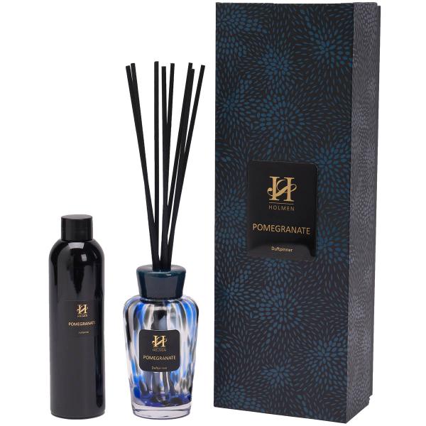 Milano duftpinner granateple 200 ml blå