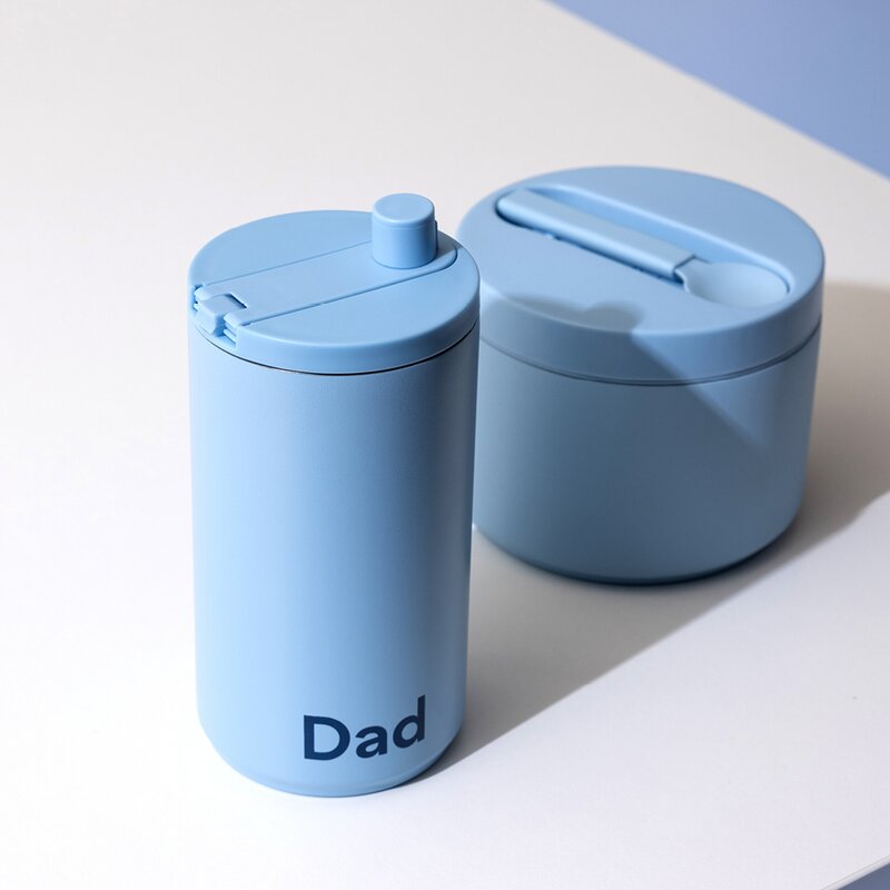 Travel termokopp DAD 35 cl lys blå