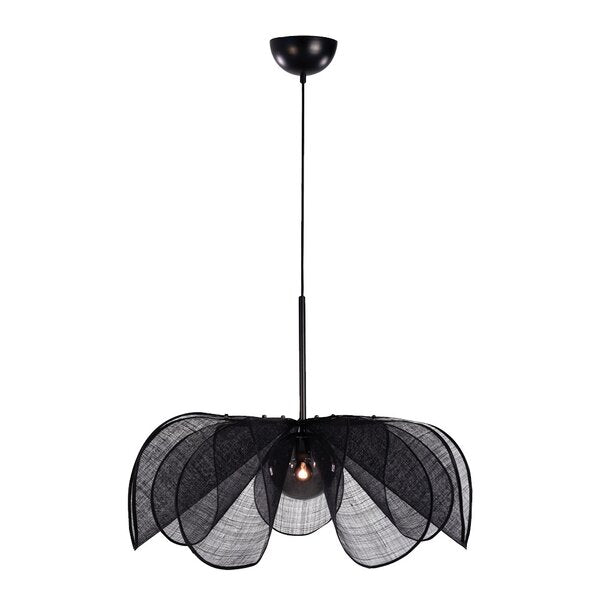 Styrka taklampe 75 cm svart