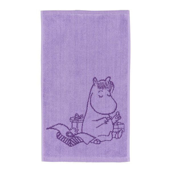 Mummi håndkle 30x50 cm Snorkfrøken lilla
