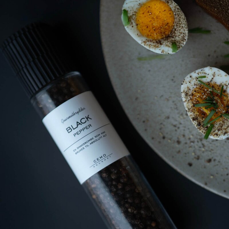 Kvern med black pepper 80g