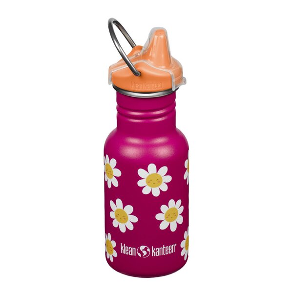 Kid Classic Narrow flaske 0,35L med tutelokk Happy Flowers