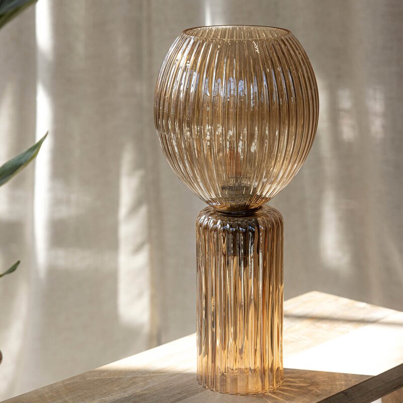 Toulipa bordlampe 40 cm amber
