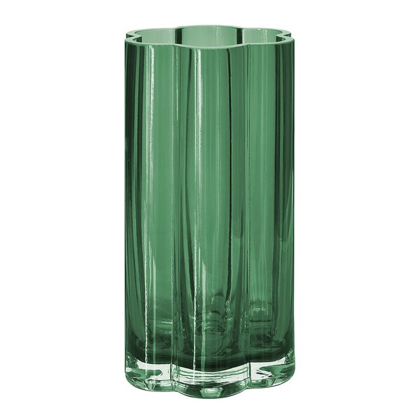 Hanami glassvase 9x18 cm jadegrønn