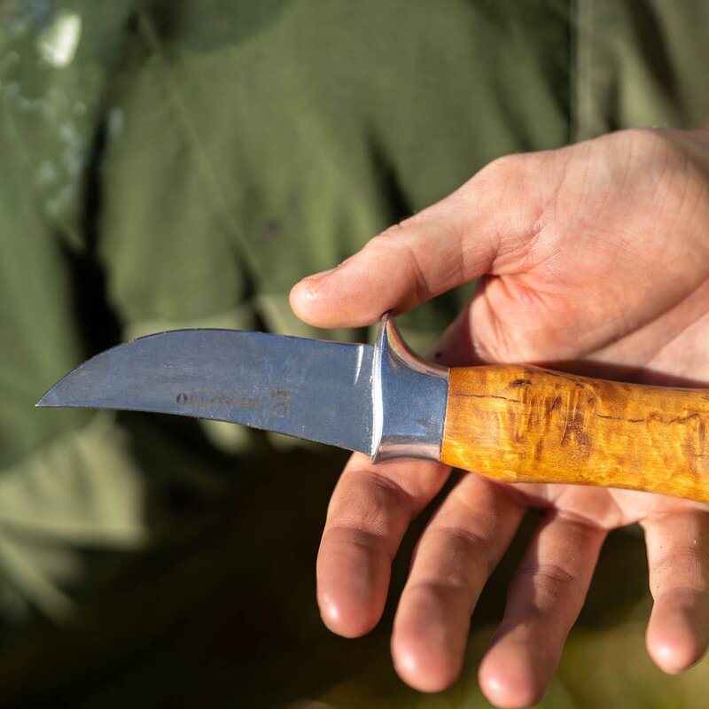 Falken jaktkniv 19,5 cm masurbjørk