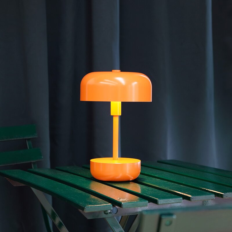 Haipot portable bordlampe 25,7 cm orange