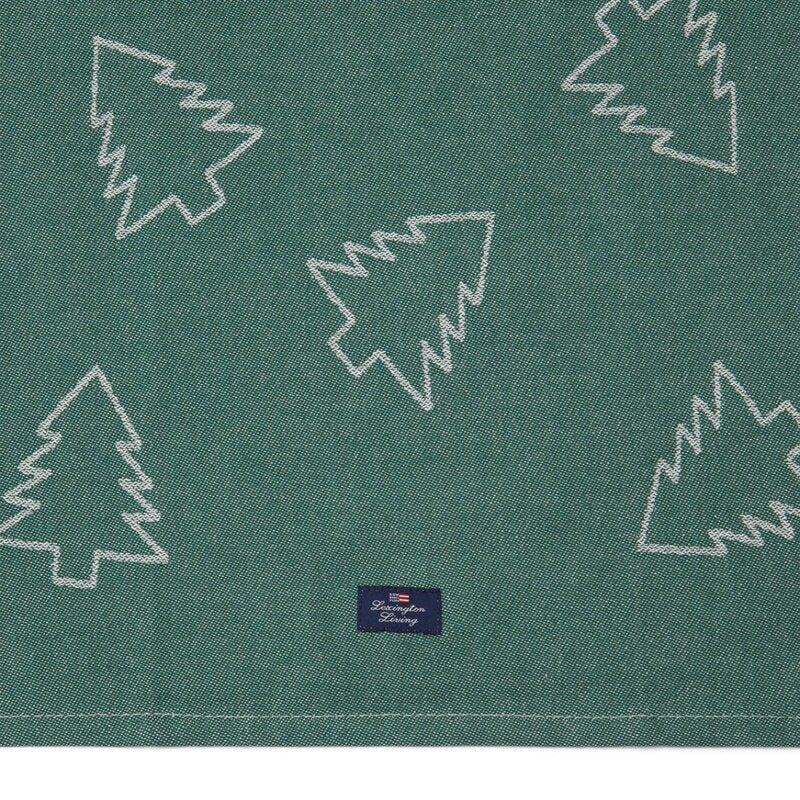 Happy Holidays jacquard kjøkkenhåndkle 50x70 cm grønn