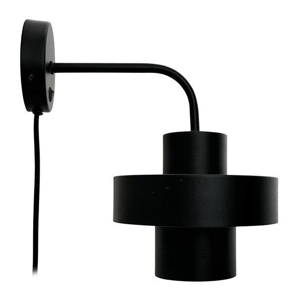 Stoke vegglampe 29 cm svart