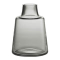 Flora vase kort 12 cm smoke