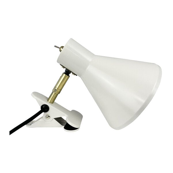 Sleep vegglampe med klemme 16 cm kit-white