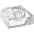 Milano lysestake kvadrat lav 4x6 cm klar