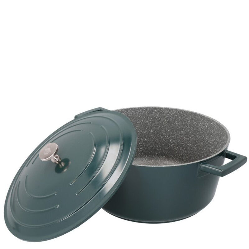 Cast Aluminium gryte 5L 29 cm hunter green