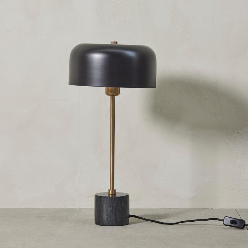 Sofillia bordlampe 53 cm svart/lys gull