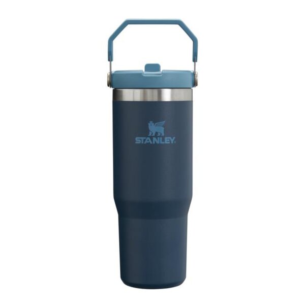 Iceflow flip straw tumbler termoflaske 0,89L blå