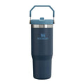 Iceflow flip straw tumbler termoflaske 0,89L blå