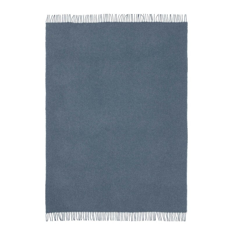 Falketind ullpledd 120x180 cm blå