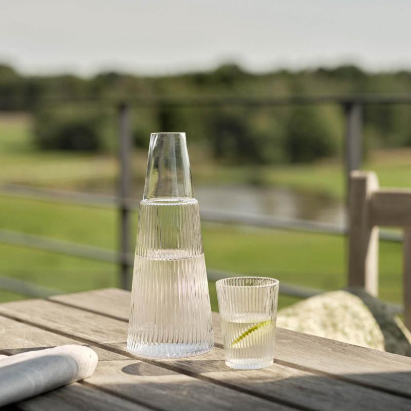 Pilastro karaffel med glass 1L clear