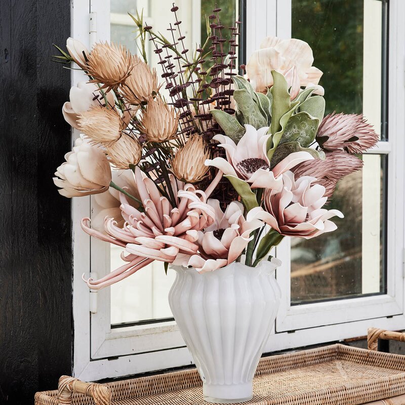 Verinne vase 28,5 cm hvit