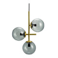 COMO pendel 60 cm smoke/messing