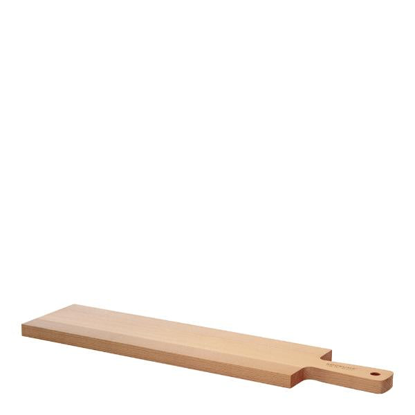 Skjærebrett m/ håndtak 60x14 cm bøk