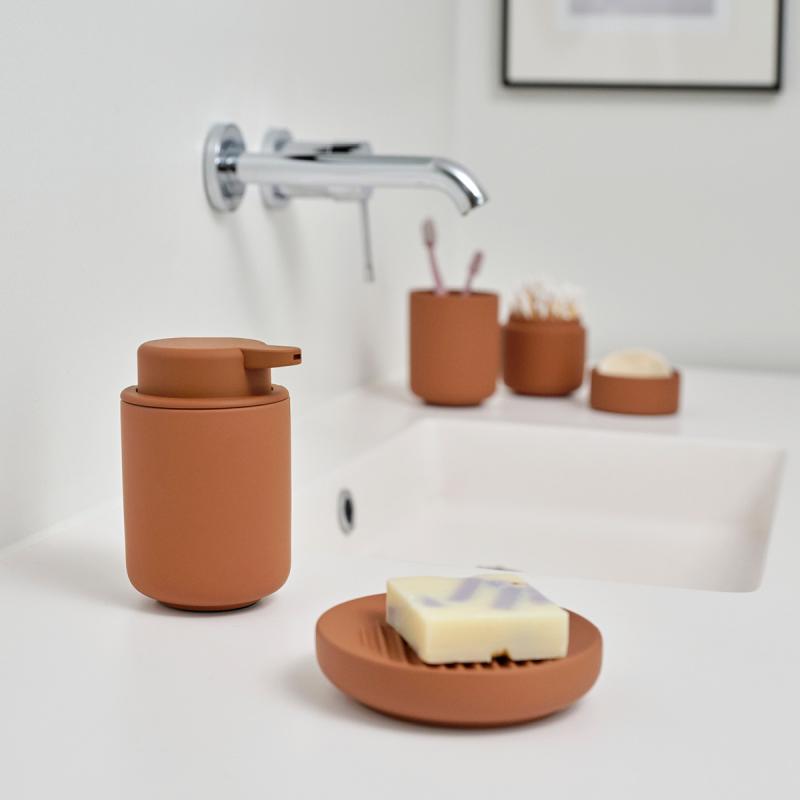 Ume såpedispenser 8 cm terracotta