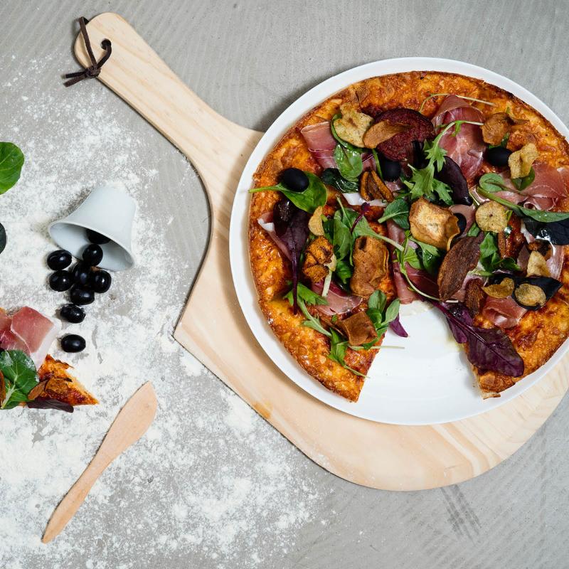 Pizza tallerken 32 cm hvit
