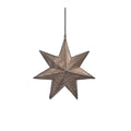 Ivy stjerne anheng 39 cm antikk messing
