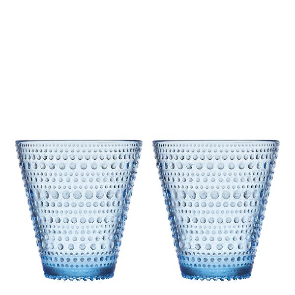 Kastehelmi glass 30 cl 2 stk aqua