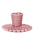 Pipanella lysestake 4,5 cm bubble lines dusty rose