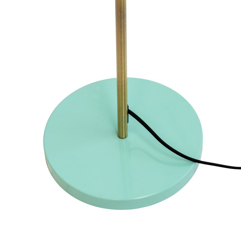 Ocean gulvlampe 160 cm curry/messing/turkis
