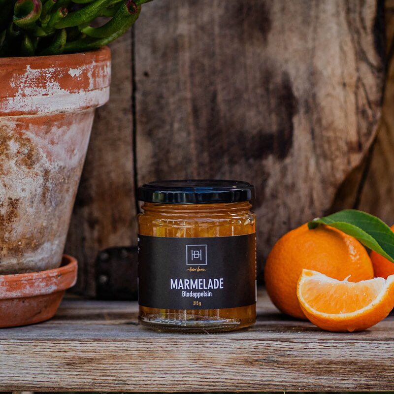 Halvor Bakke marmelade blodappelsin 215 g