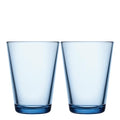 Kartio glass 40 cl 2 stk aqua