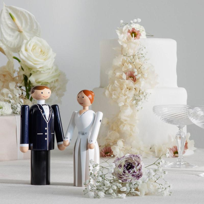Bride/brud 17 cm hvit