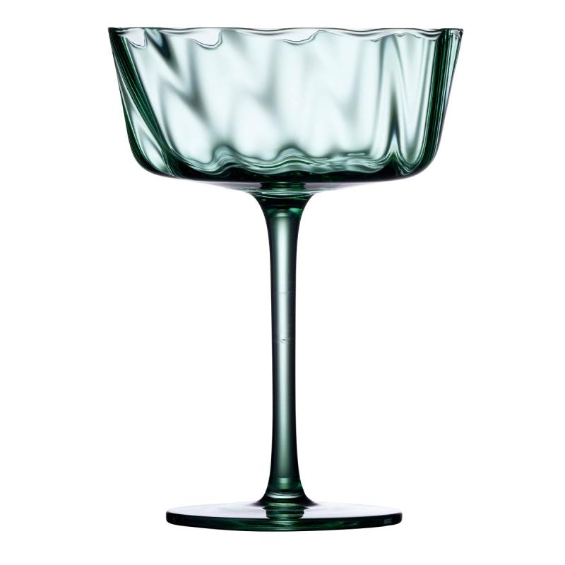 Vienna champagneskål 35 cl 4 stk grønn