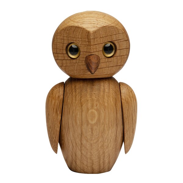Clever trefigur ugle 9,8 cm