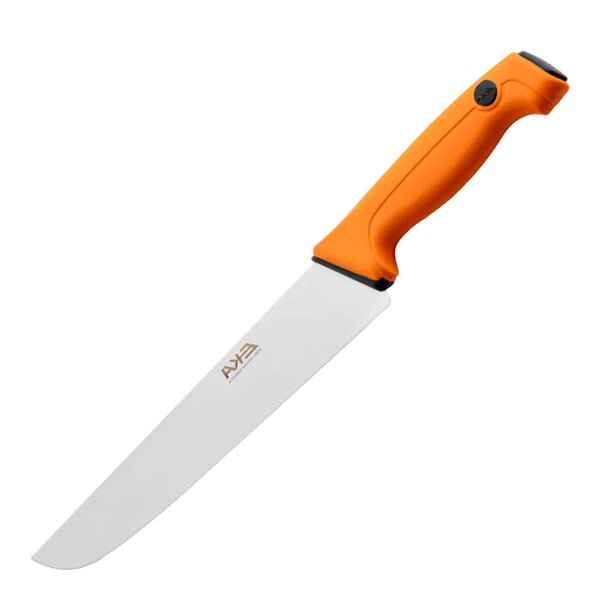 Pro slaktekniv m/bredt blad 26 cm oransje
