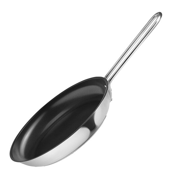 Stainless Steel stekepanne 24 cm keramisk Slip-Let® belegg