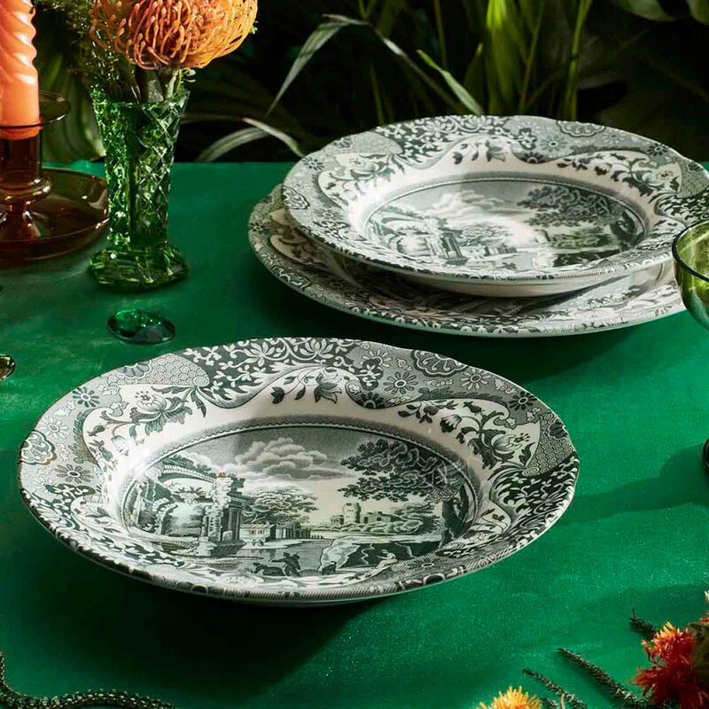 Heritage Green Italian dyp tallerken 23 cm