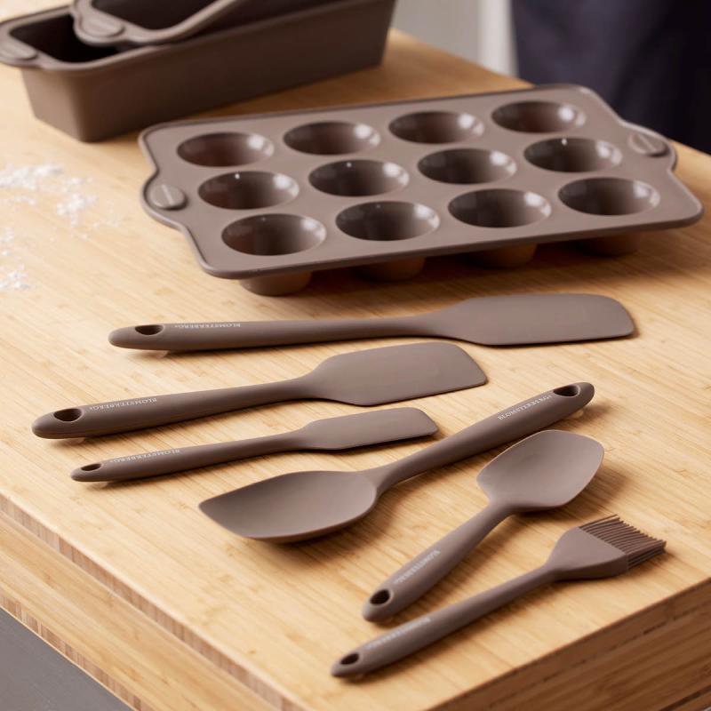 Deigskraper 27 cm silikon latte