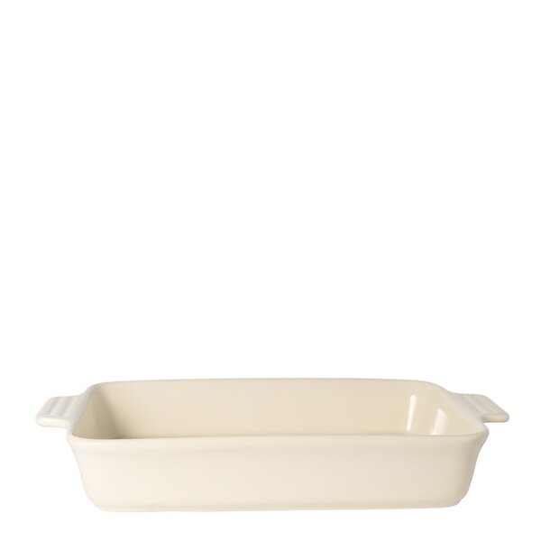 Classic ildfast form 37,5x24 cm hvit
